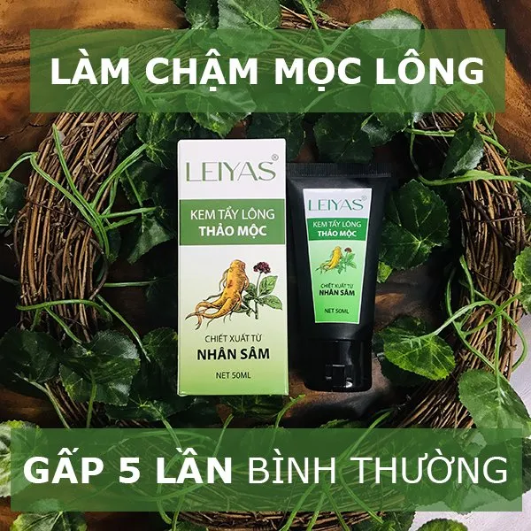 Hình ảnh sản phẩm Kem tẩy lông Nách Leiyas, minh họa giải pháp tẩy lông nách tại nhà hiệu quả.