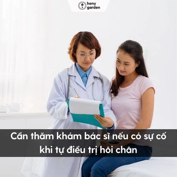 Cần đến bác sĩ khi các phương pháp khử mùi hôi chân tại nhà không hiệu quả