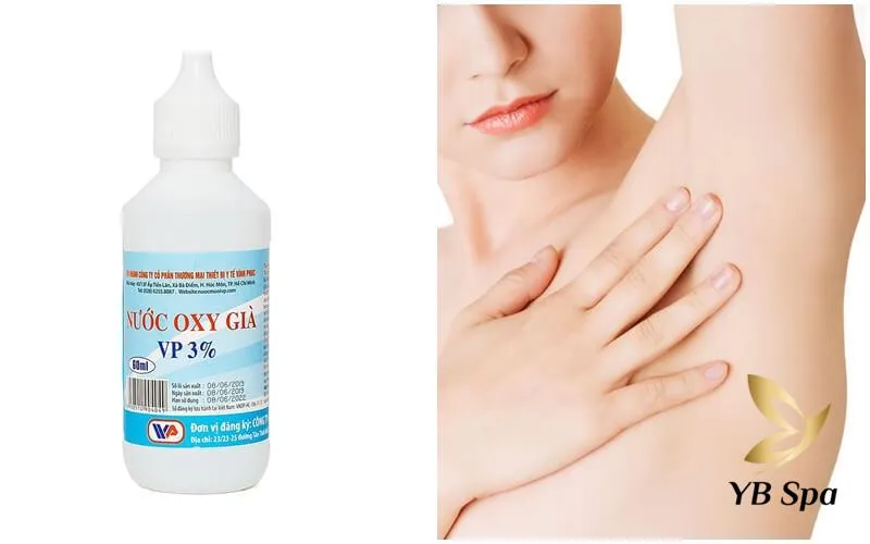 Triệt rụng lông nách với oxy già