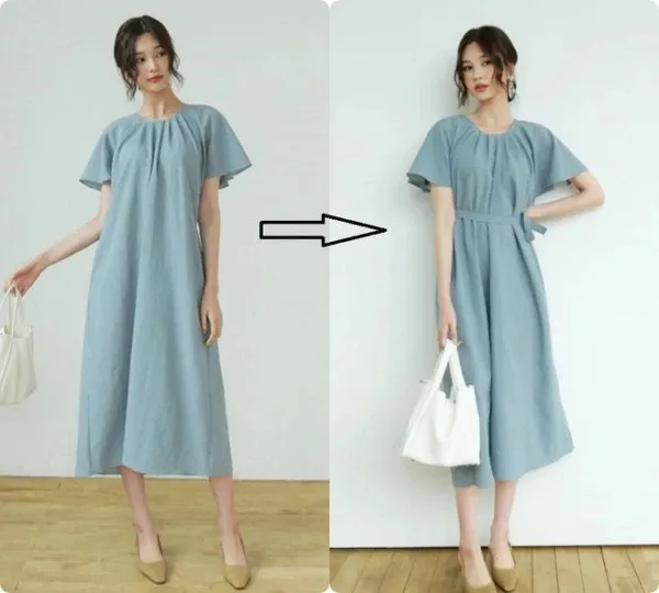 Cách sửa váy bị rộng nách bằng phương pháp may đường sườn để trang phục vừa vặn hơn