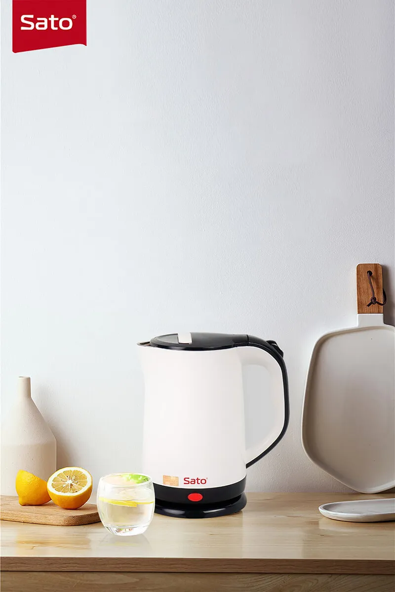 Sử dụng giấm ăn để loại bỏ mùi hôi và vệ sinh bên trong ấm đun siêu tốc một cách hiệu quả.